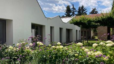 Eine Außenansicht eines Hauses